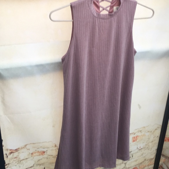 NWT PP LA Girls Sleeveless Ribbed Dress - Picture 3 of 6